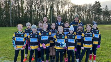 North Meath RFC Girls supported by Quillsen